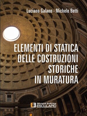 cover image of Elementi di Statica delle Costruzioni Storiche in Muratura